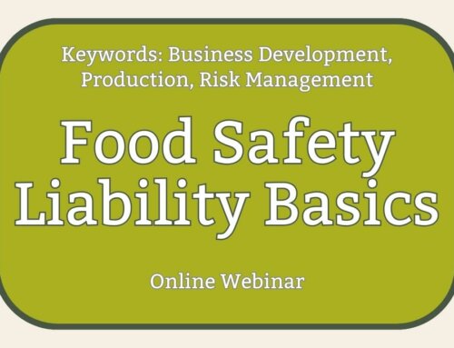 Food Safety Liability Basics